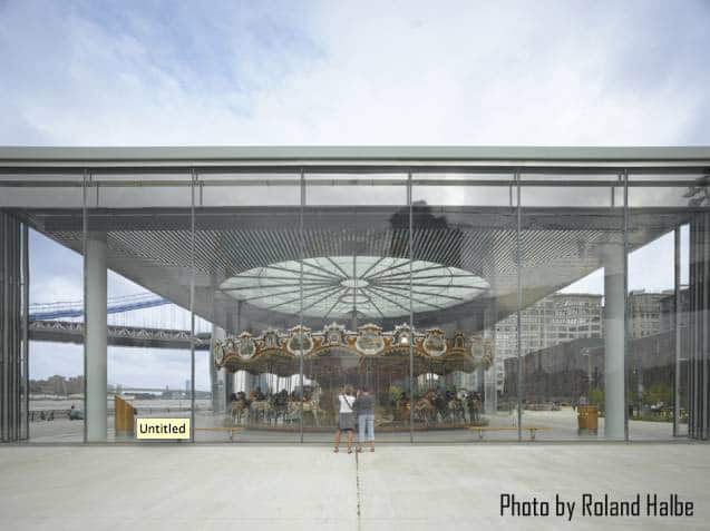Jane's Carousel Frontview Daytime